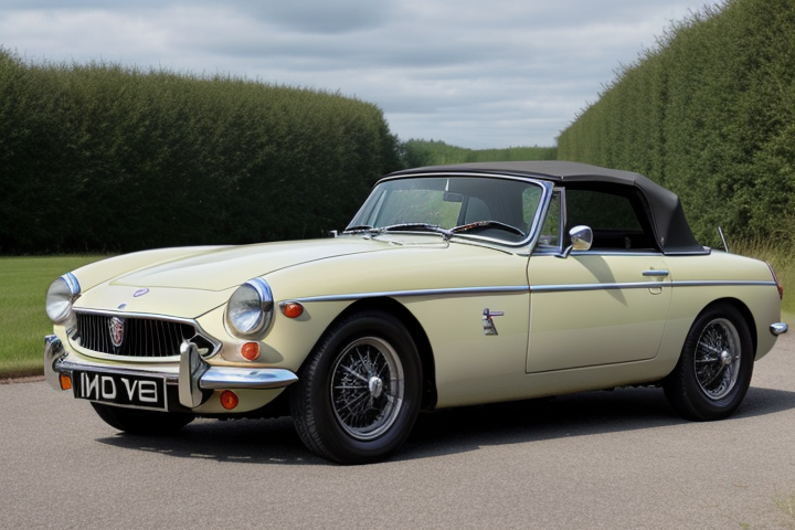 "image of the car in the title ""MG MGB: Classic British Roadster Bliss"""