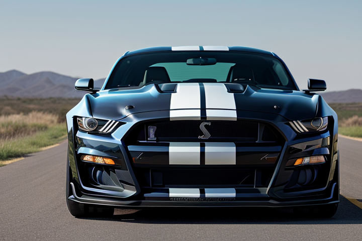 "image of the car in the title ""Ford Mustang Shelby GT500: The Legacy of Shelby Lives On"""
