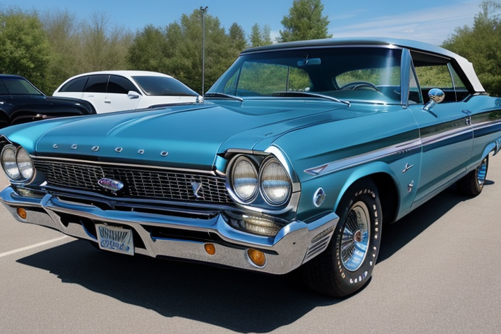 "image of the car in the title ""Ford Galaxie 500 XL: A Galaxy of Power and Performance"""
