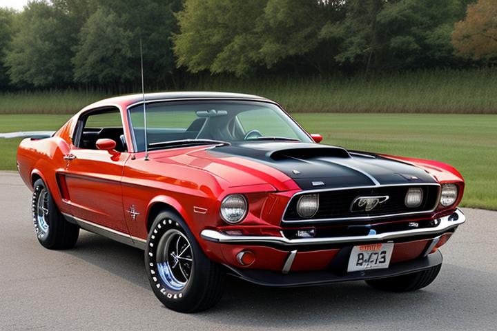 "image of the car in the title ""Ford Mustang Boss 429: Bossing the Classic Scene"""