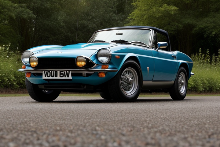 "image of the car in the title ""Triumph Spitfire: Compact and Sporty British Icon"""