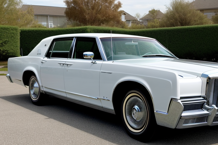 "image of the car in the title ""Lincoln Continental Mark III: Luxury and Glamour Combined"""